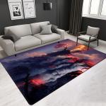 Customized Size Bedroom Living Room Nordiac Style Luxury Rug 3D Printed