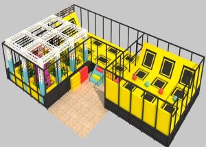China Customized Indoor Trampoline Park Playground Center Equipment With Dodge Ball factory