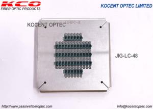 China SS316 Optical Polishing Fixture Jig 48 Positions Patch Cord LC PC factory