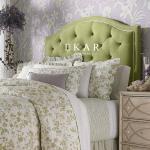 Modern Storage Fabric UpholsteredSingle Queen King Size Wooden Bed