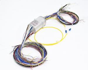 China One Channel Transmit Fiber Optic Rotary Joint Power And Video Signal factory