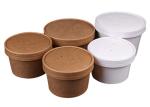 Eco-friendly 100% biodegradable paper soup bowl Take Away Food Paper Salad Bowl