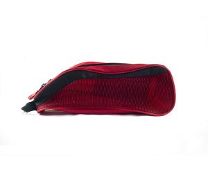 China Tour Zipper Ventilate Shoe Storage Bag 300D Polyester Oxford Fabric factory