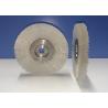 Buy cheap Crimped Round Plastic Wire Wheel Brush 100MM OD Fill Density White Color from wholesalers