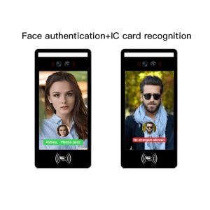 China 8 Inch WG34 Face Biometrics Attendance System With Rfid Card Reader factory