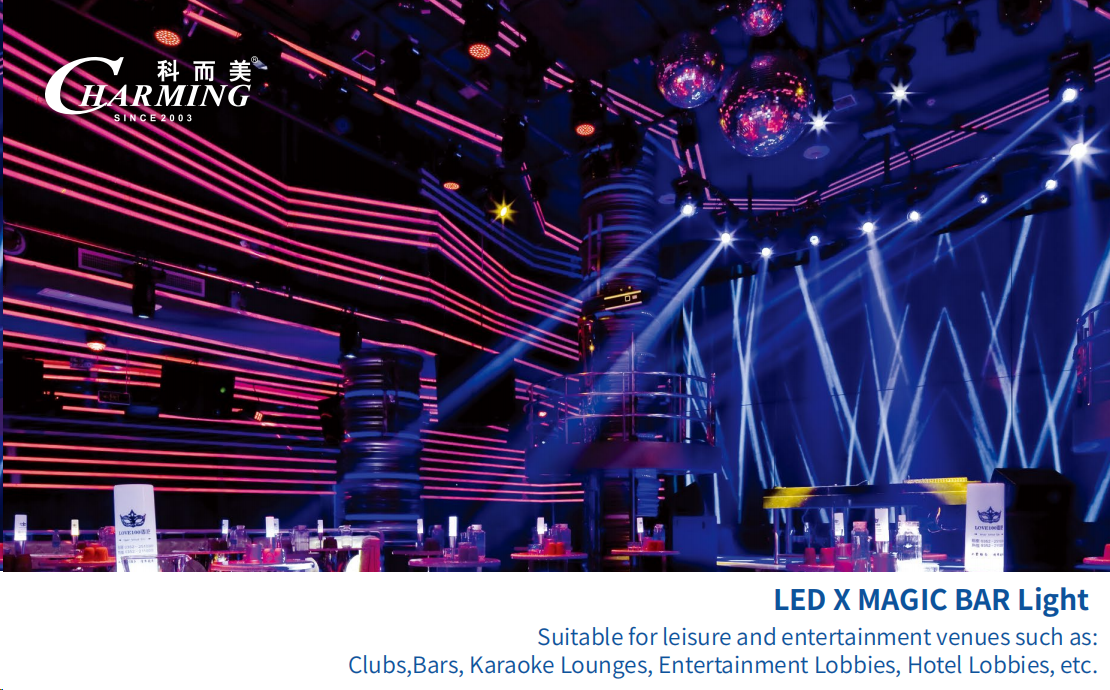 Ultra Light 40LM Screen Brightness Led Magic Bar Light Applicate to Various Entertainment Events