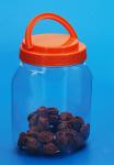Empty Round Plastic Storage Containers With Colorful Cover PB-830