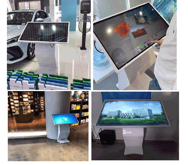 1366x768 Horizontal Touch Screen Kiosk 43in Bill Pay Machine