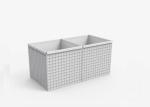Defensive Bastion 50 × 50 mm Gabion Barrier For Military Defense And Flood