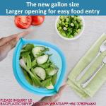 Silicone Bag Quart Reusable Food Storage Bags Freezer Sous Vide Container Oven