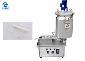China Semi - Auto Cosmetic Toner Filling Machine Air Source With Dual Layer Tank factory