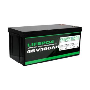 China Enerforce LFP Lifepo4 Solar Power Battery Pack 48V 100ah For Golf Cart UPS factory