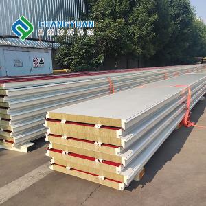 China Heat Preservation PU Sandwich Roof Panel For Building Construction Insulation factory