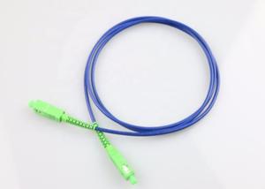 China FTTH FTTB FTTX Dia3.0Mm Sc Apc Fiber Jumper / Simplex Fiber Jumper Cable factory