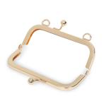 Purse Bag Metal Clutch Frame Hardware Antioxidant Rectangle 21cm