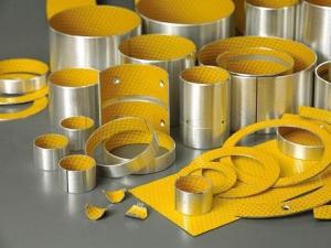China High Precision Composite Bushing , Yellow Boundary Lubrication Bearing SF-2Y factory