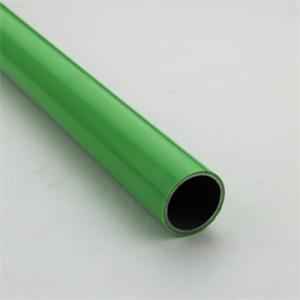 China Green Coated 4M Lean Tube JY-4000YL-P SPCC Polyethylene Coated Steel Pipe factory