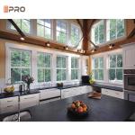Air Proof Aluminum Sash Windows Triple Glass Double Hung Window For Home