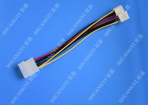 China Hard Drive HDD SSD Cable Harness Assembly , Molex to Dual SATA Power Splitter Cable factory
