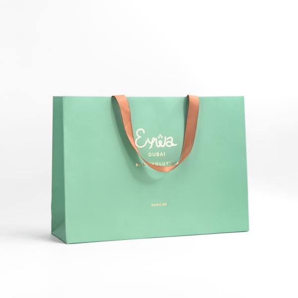 Customized Logo Shopping Bag for Clothing Candle and Cosmetics Packaging Custom
