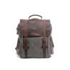 Buy cheap CL-502 Gray Classical Backpack Vintage Canvas Bag with Leather from wholesalers
