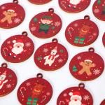 Wooden Decoration Ornaments Gift Plaque Tags Merry Christmas Wood Sign Tags