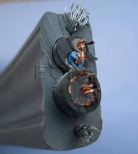 China Flat Elevator Cable with Coaxial Cable, Traveling Cable for Elevator factory