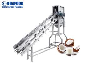 China 7.5kw Coconut Husk Fiber Machine Coconut Cut Half Juicer Machine factory