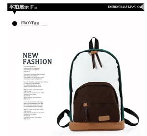 China Fashion canvas backpack factory