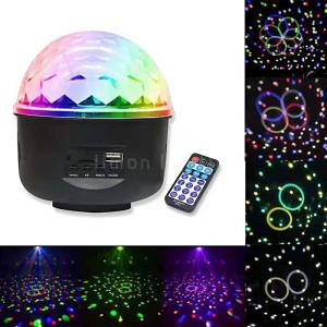 China 6pcs Star Gobo Effect USB MP3 Remote Controller LED Crystal Magic Ball Light factory