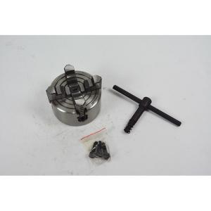 China 4 Jaw Lathe Chuck 80mm K72- 80 Independent Safety Chuck Key 3pcs Mounting Bolt factory