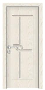 China AB-GM8076 PVC MDF interior door factory