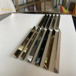 AISI 304 Stainless Steel Tile Trim T Shape Mirror Hairline Finished