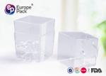 2oz Square Shape Clear Plastic Dessert Cups Disposable For Party