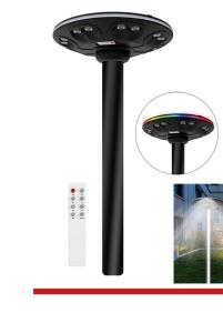 China Multifunctional 150W Solar LED Garden Light 130LM/W Weatherproof factory