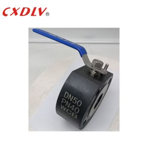 China Wafer Type 1 pc Full Bore Ball Valve With Mounting Between Flanges PN 40 on sale