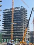High Rise Prefab Steel Frame Multi Floor Structure Hotel Office Commercial