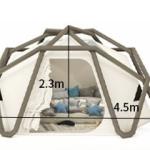 Outdoor Spherical Inflatable Family Tent Folding Portable Fully Automatic