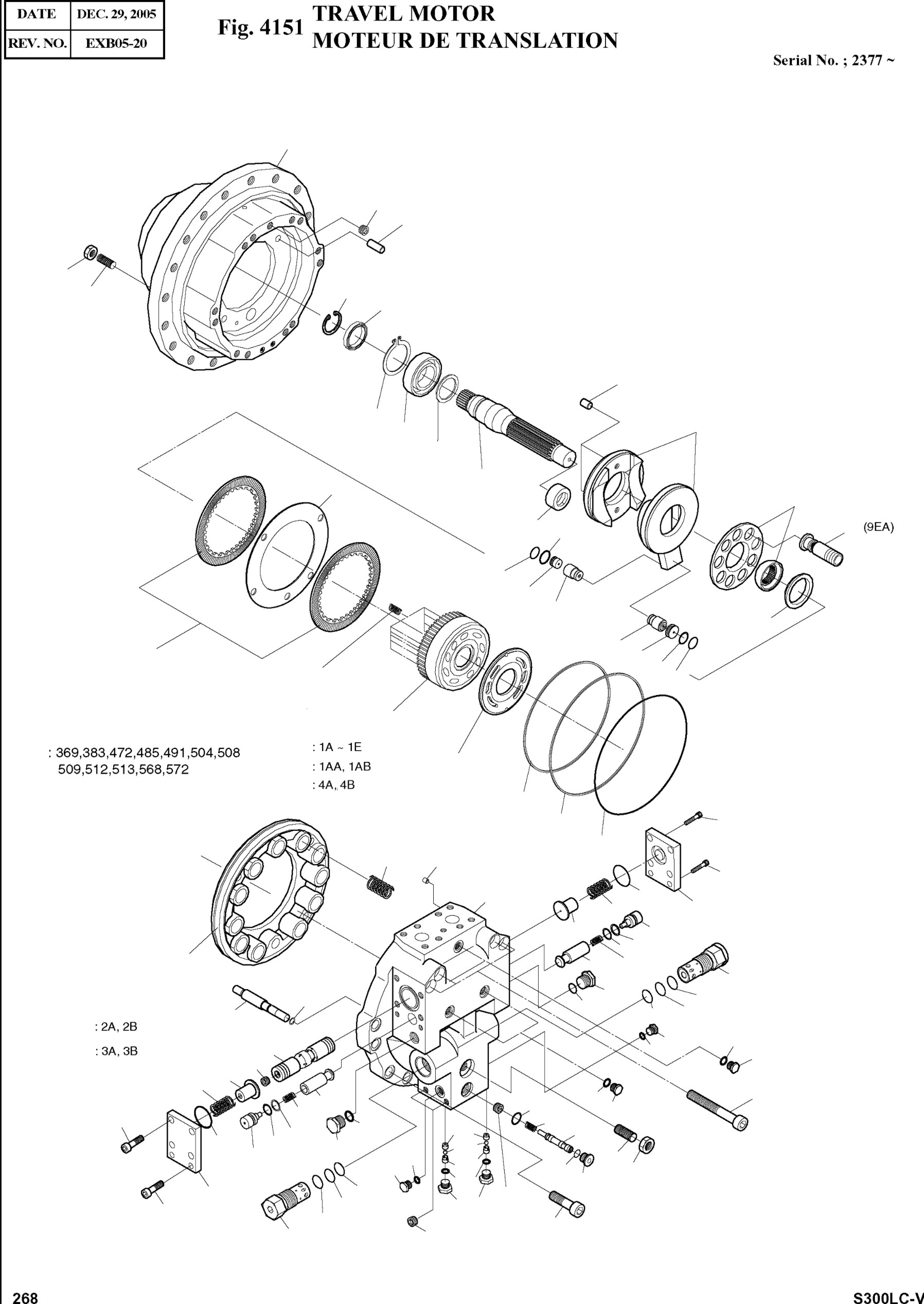 TGFQ Excavator Dawoo Final Drive Assy DH300-7 DX300 OEM ODM