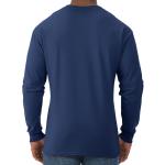 Custom Logo Classic Fit Soft Heavy Weight Tee Cotton Polyester Blank Long Sleeve