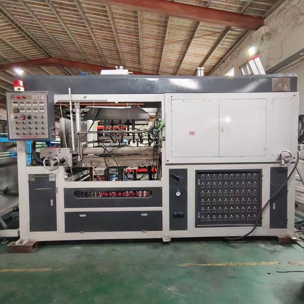 Hydraulic Plastic Vacuum Forming Machine Used Food Plastic Egg Tray Thermoformin