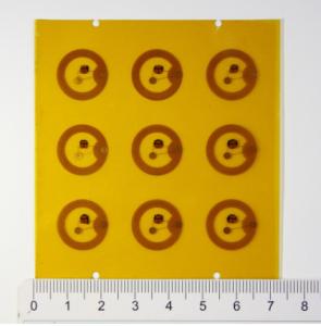 China 213 Micro Chip FPC Mini Rfid NFC Sticker Metal Tag 8.7x8.7mm factory