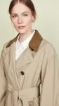 Fall Clothing Womans Wrap Dress Coat For Women with Slit