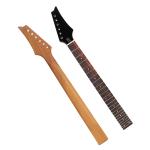 Orange Dots Inlay Maple 24 Fret Bass Guitar Neck Satin Finished