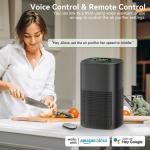 Smart Air Purifier For Home Bedroom H13 Hepa Air Purifier