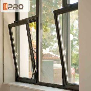 China Space Saving Tilt And Turn Aluminium Windows With Single Glazing Glass factory