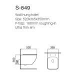 Gravity Flushing Wall Hung Toilet American Standard With Concealed Toilet