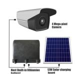 MTK6739 Processor 12W 4G Wifi Security Camera 18000mah Wire Tower