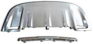 China Customized Stainless steel Car Front Rear Bumper Guard Protector for Porsche Cayenne 2011 - 2014 factory