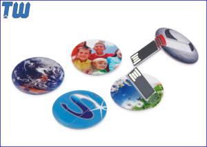 China Slim Round Card USB 8 GB Flash Drive High Printing Quality Best Price Best Service factory